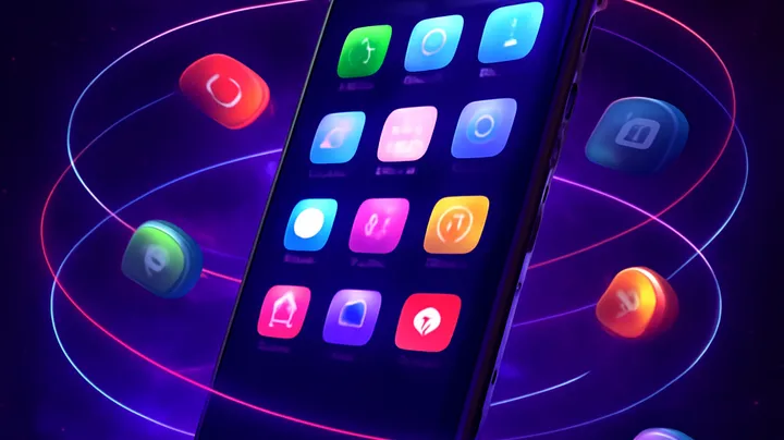 89DB BAT COM - Sleek smartphone floating in space 89DB BAT COM Sleek smartphone floating in space